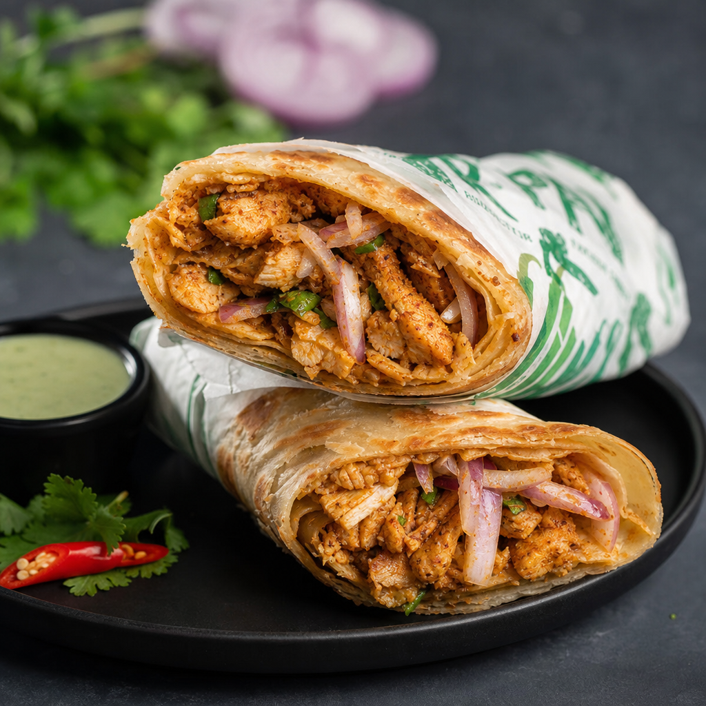 Chatkhara Paratha Roll
