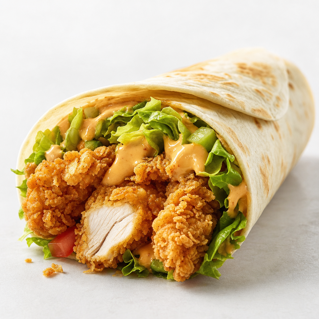 Crunchy Zinger Shawarma