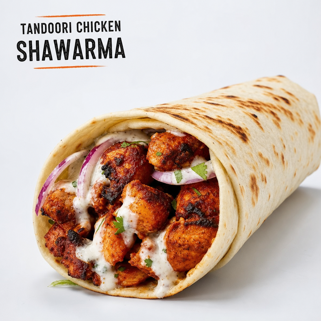 Tandoori Chicken Shawarma